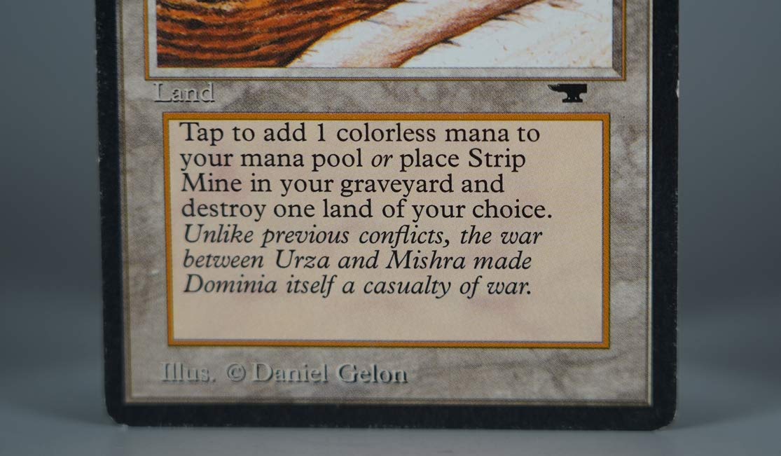 Amazon.co.jp: MTG レアカード 露天鉱床 Strip Mine A アンティ